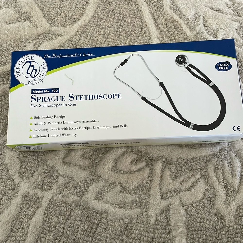 Sprague 5 in 1 stethoscope nib medical